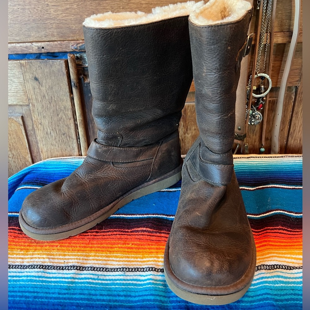 UGG Australia Kensington Brown Leather Boots